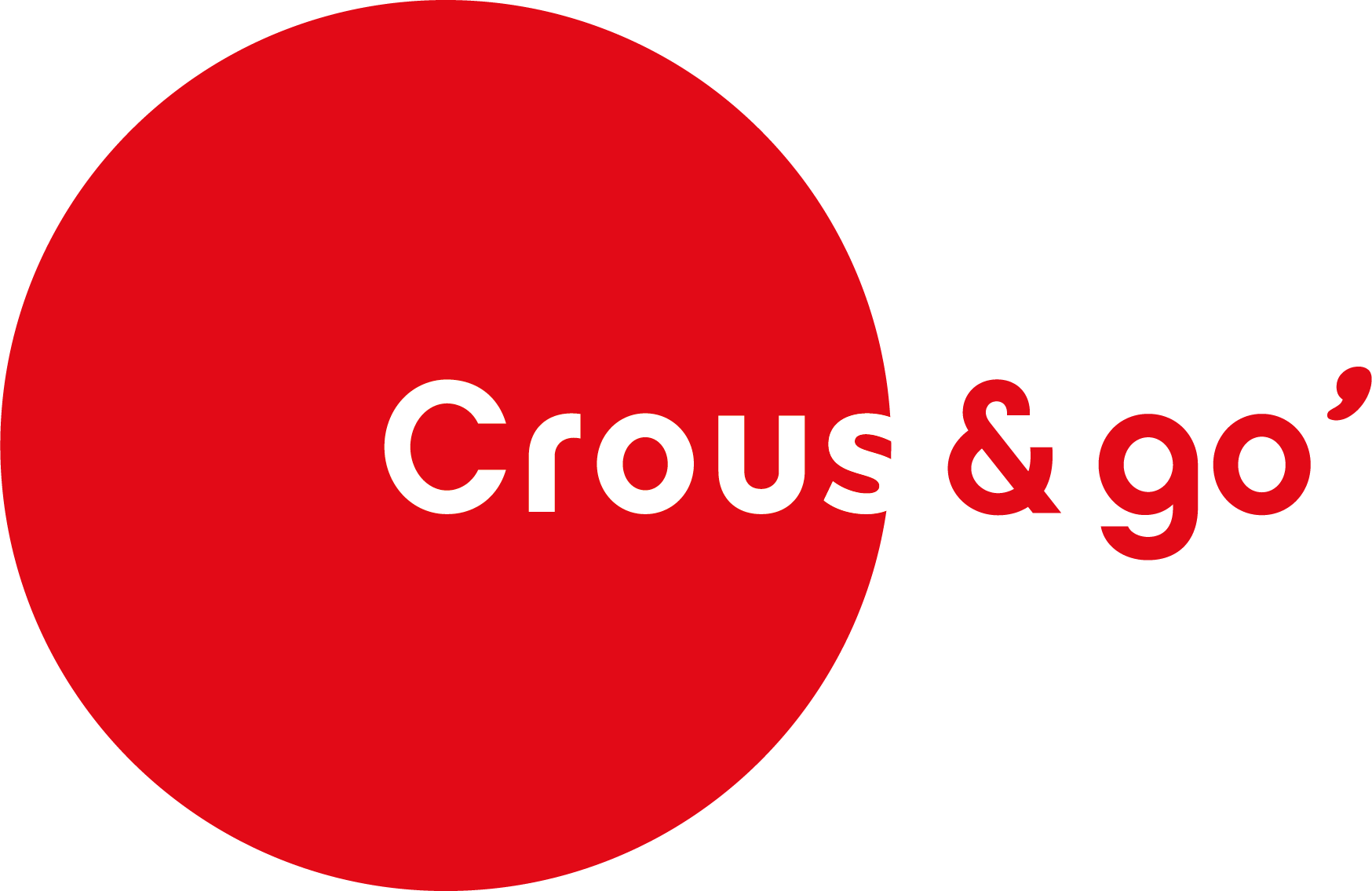 Logo Crous and Go rouge